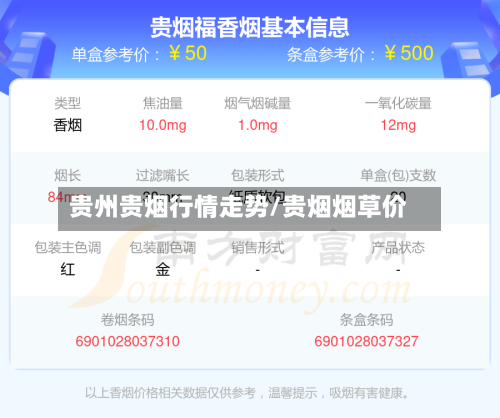 贵州贵烟行情走势/贵烟烟草价-第1张图片