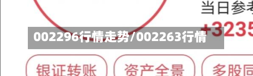 002296行情走势/002263行情-第1张图片