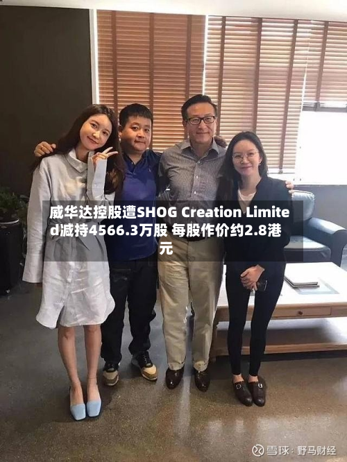 威华达控股遭SHOG Creation Limited减持4566.3万股 每股作价约2.8港元-第2张图片