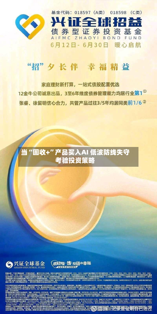 当“固收+”产品买入AI 低波防线失守考验投资策略-第3张图片
