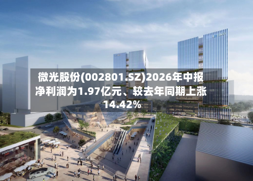 微光股份(002801.SZ)2026年中报净利润为1.97亿元	、较去年同期上涨14.42%-第2张图片