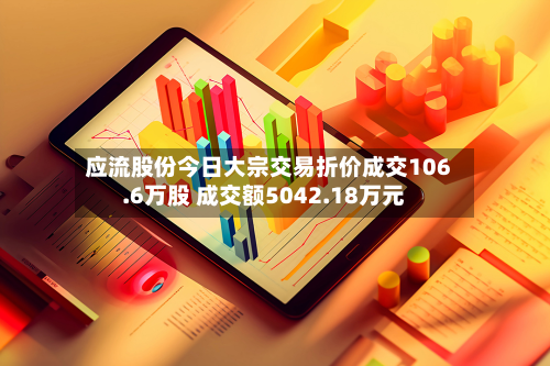 应流股份今日大宗交易折价成交106.6万股 成交额5042.18万元-第1张图片