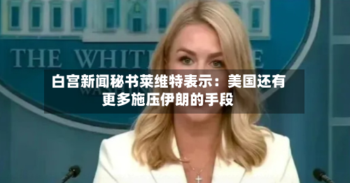 白宫新闻秘书莱维特表示:美国还有更多施压伊朗的手段-第1张图片