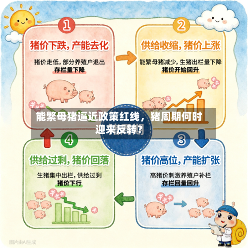 能繁母猪逼近政策红线，猪周期何时迎来反转？-第1张图片