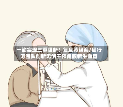 一滴实现三重阻断！复旦黄锦海/周行涛团队创新无创干预角膜新生血管-第1张图片