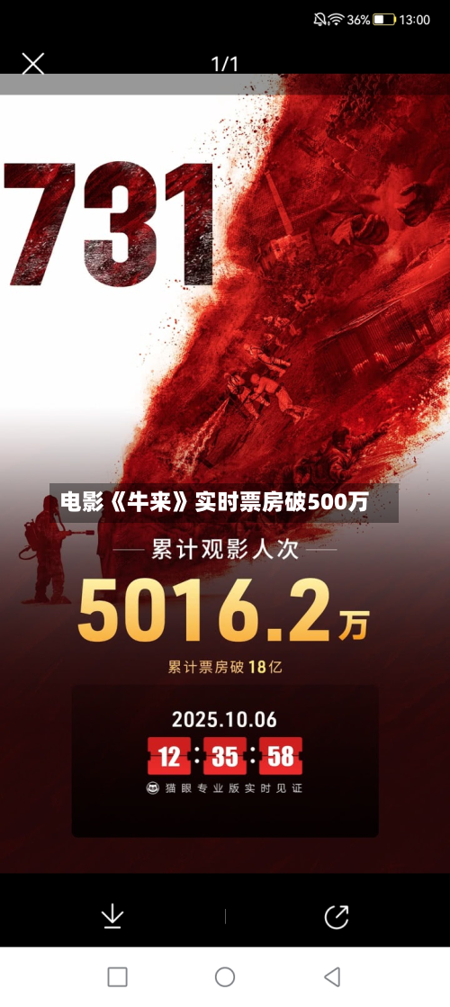 电影《牛来》实时票房破500万-第2张图片
