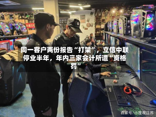 同一客户两份报告“打架”，立信中联停业半年，年内三家会计所遭“资格罚”-第2张图片