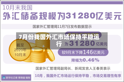 7月份我国外汇市场保持平稳运行-第2张图片