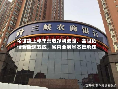 今世缘上半年营收净利双降，合同负债骤降逾五成	，省内业务基本盘承压-第1张图片