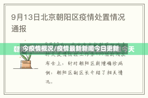 今疫情概况/疫情最新新闻今日更新-第1张图片