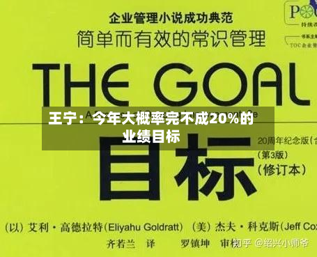 王宁:今年大概率完不成20%的业绩目标-第2张图片