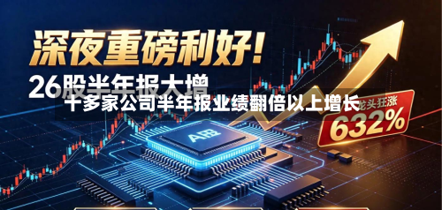十多家公司半年报业绩翻倍以上增长-第2张图片