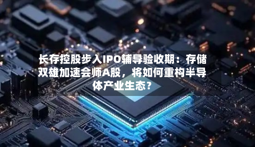 长存控股步入IPO辅导验收期：存储双雄加速会师A股，将如何重构半导体产业生态？-第2张图片