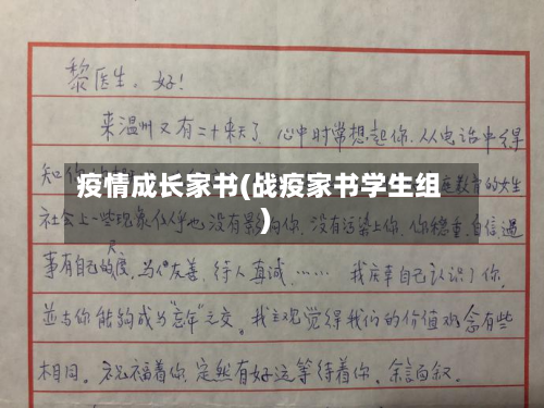 疫情成长家书(战疫家书学生组)-第2张图片