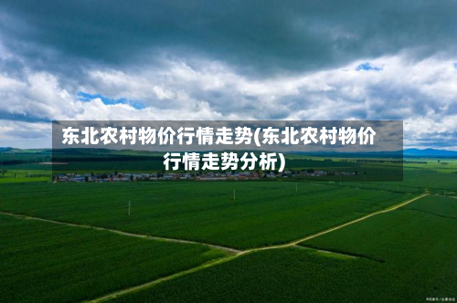 东北农村物价行情走势(东北农村物价行情走势分析)-第1张图片