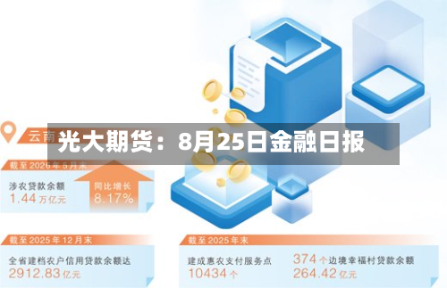 光大期货:8月25日金融日报-第1张图片